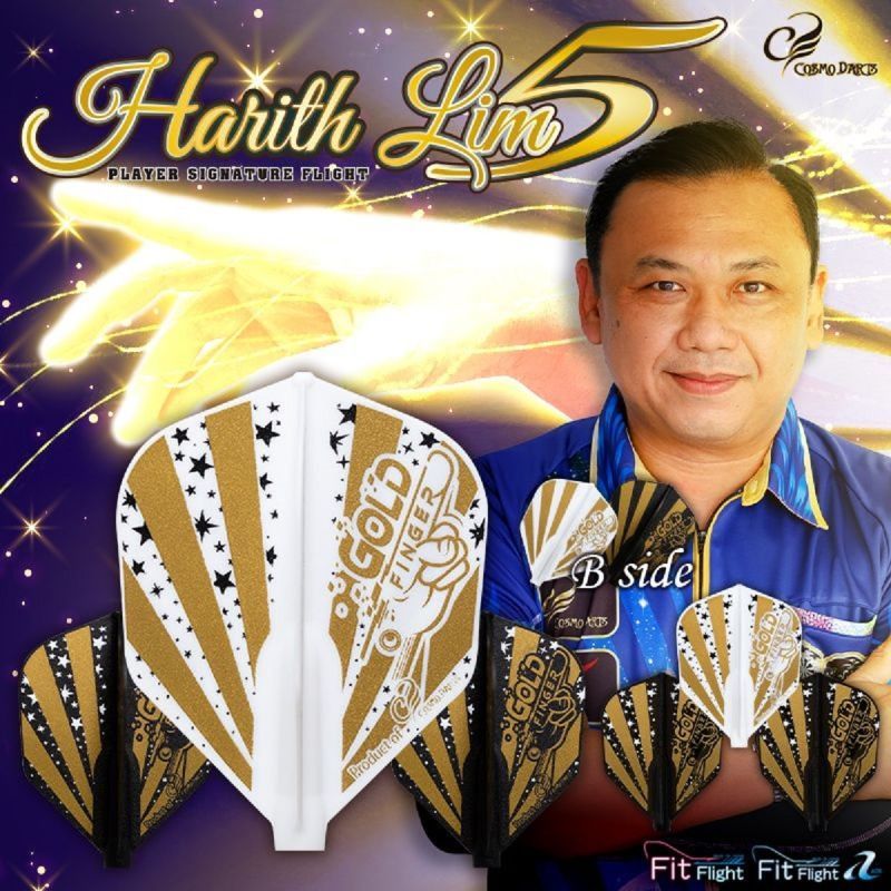 Cosmo Darts Fit Flights Air Harith Lim 5 Shape Flights