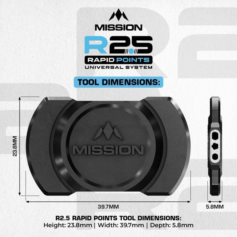 Mission R2.5 Rapid Point Tool – Strumento per la sostituzione delle punte Werkzeug