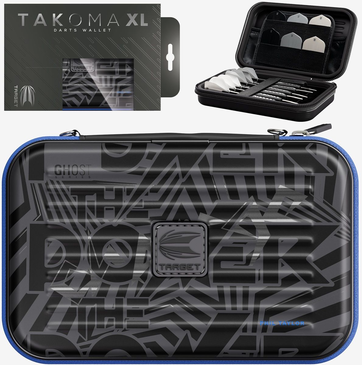 Target Takoma XL Ghost Phil Taylor Wallet Aufbewahrung Case
