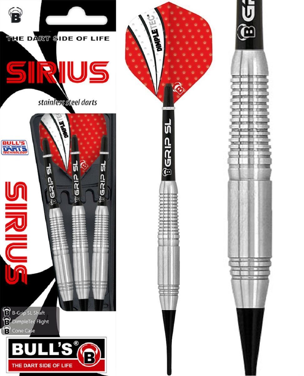 1 Satz BULL'S Sirius Soft Dart 18g Softdarts