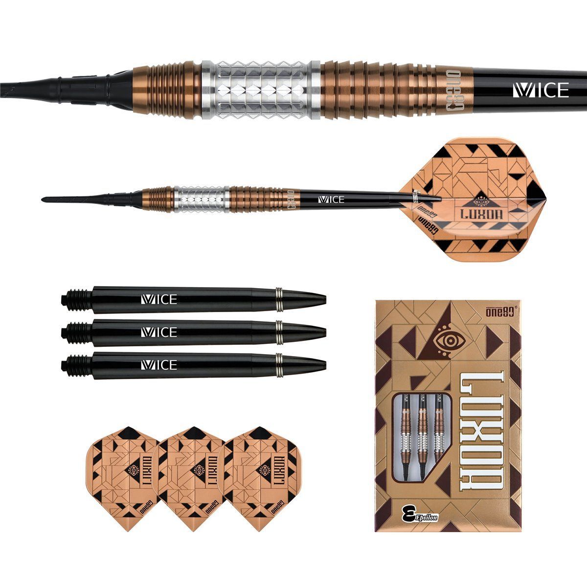 One80 Luxor Epsilon Softdart 18/20 Gram Softdarts