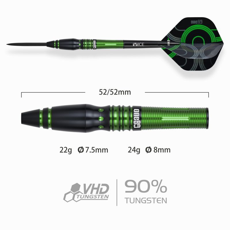 ONE80 Lukas Wenig S.E. 90% Steeldarts 22/24 Gramm Steeldarts