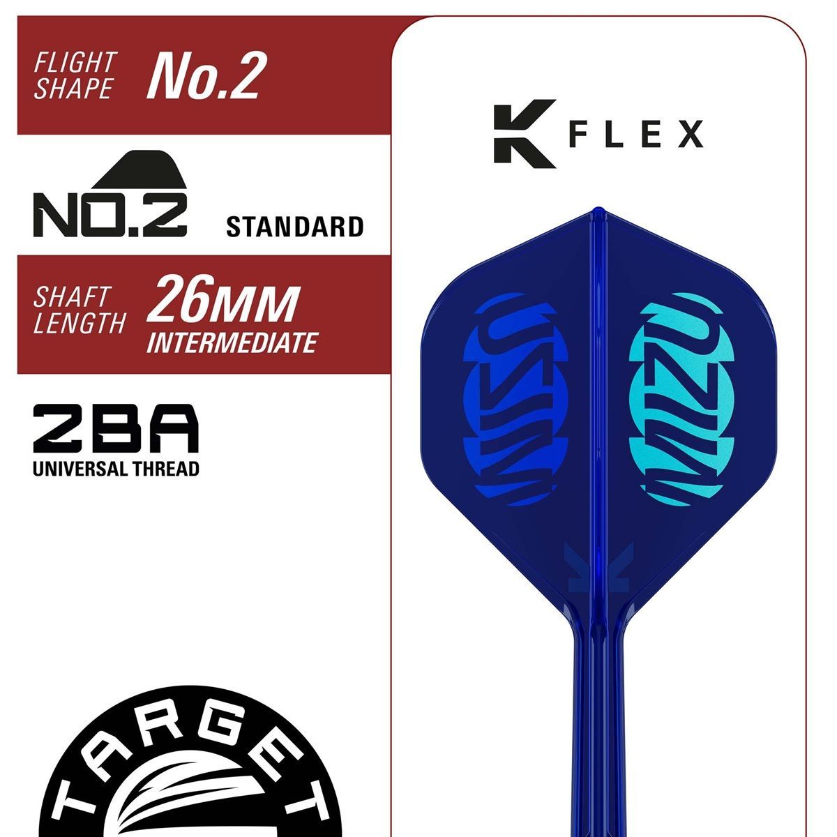 Target Mizu Series 02 90% Swiss Points Steeldarts 23 Gramm Steeldarts