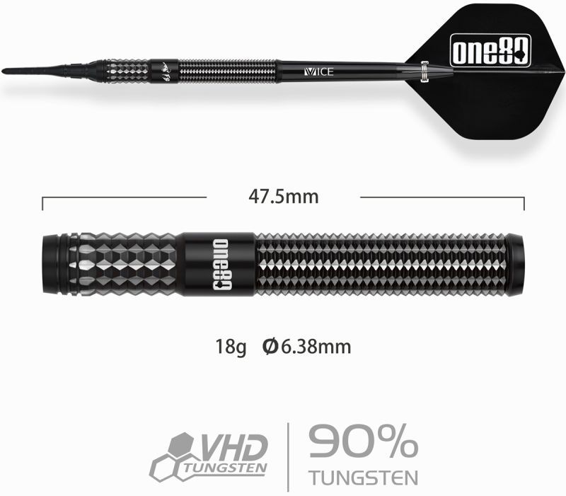 One80 FB Leung V3 Signature Dart 90% Softdarts 18 Gramm Softdarts
