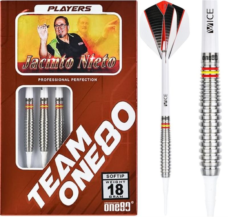 ONE80 Jacinto Nieto Softdarts 16/18 Gramm Softdarts