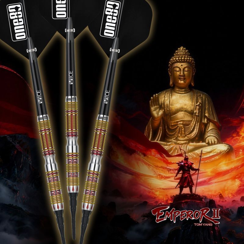 ONE80 Tom Yang Emperor 2 90% Softdarts 21 Gram Softdarts