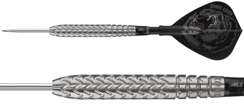 Cuesoul Steeldarts KONG Robbie Green + TERO Flights 22 Gramm 90% Tungsten Steeldarts
