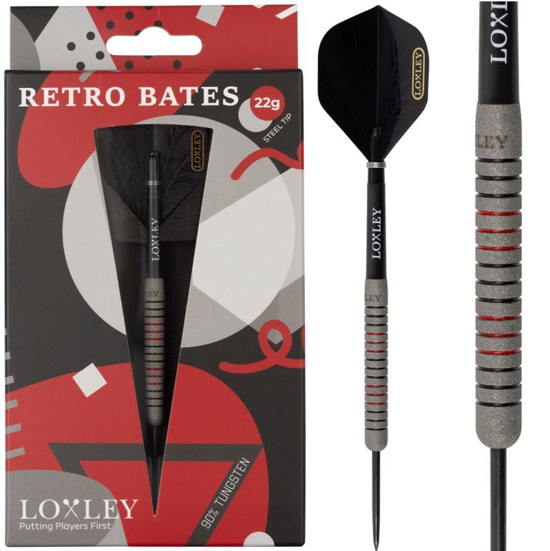 Loxley Retro Bates 90% Steeldarts 22 Gramm Steeldarts