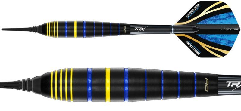 Reddragon Luke Humphries World Champion Brass Fléchettes à pointe souple 20 Grammes Softdarts