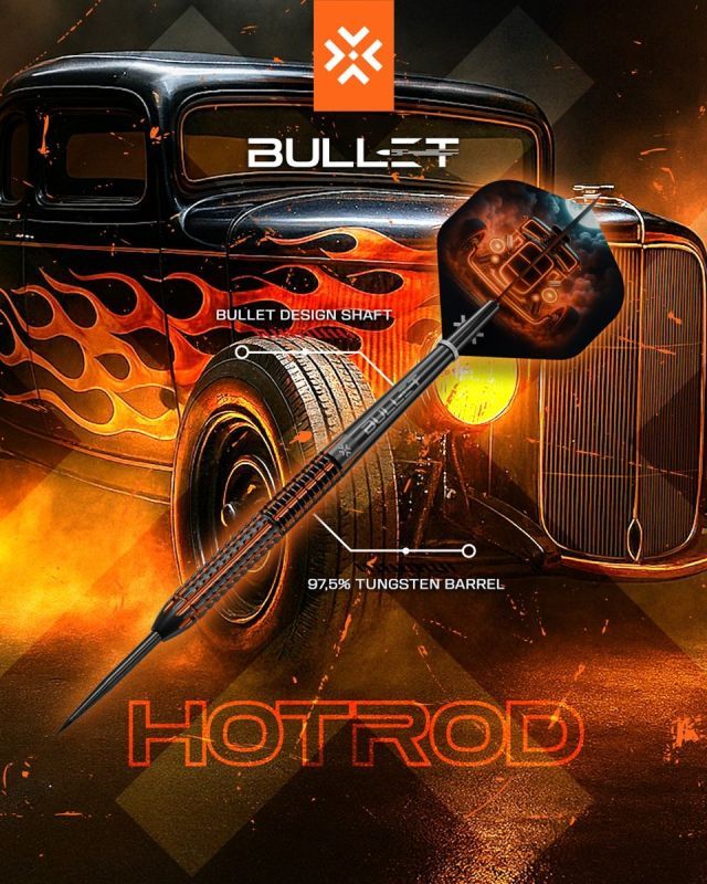 Bullet Hotrod 97,5% Steeldarts 24 Gram Steeldarts