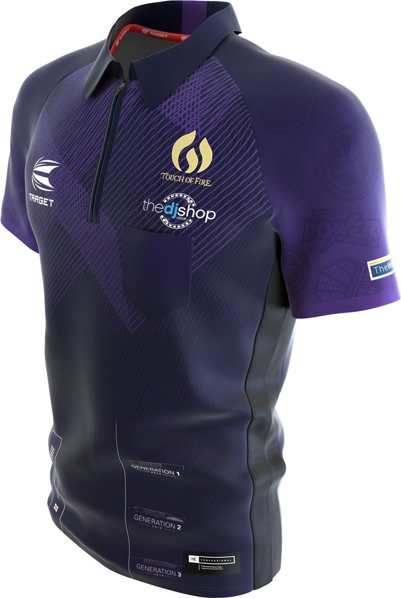 Target Coolplay Collarless Phil Taylor 2024 Dartshirt