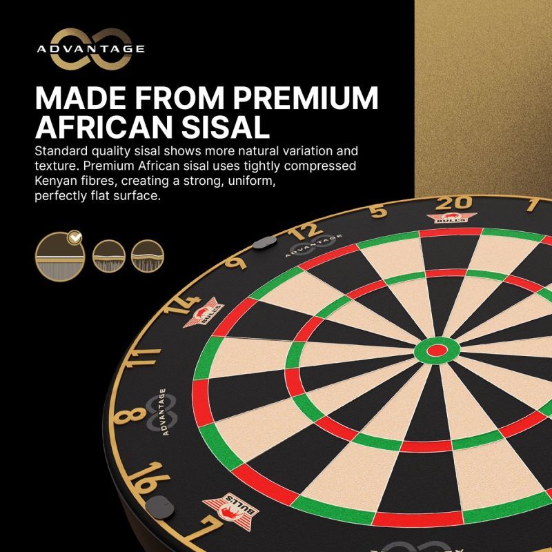 Bull's NL Advantage 8 Dartboard Bristle Board