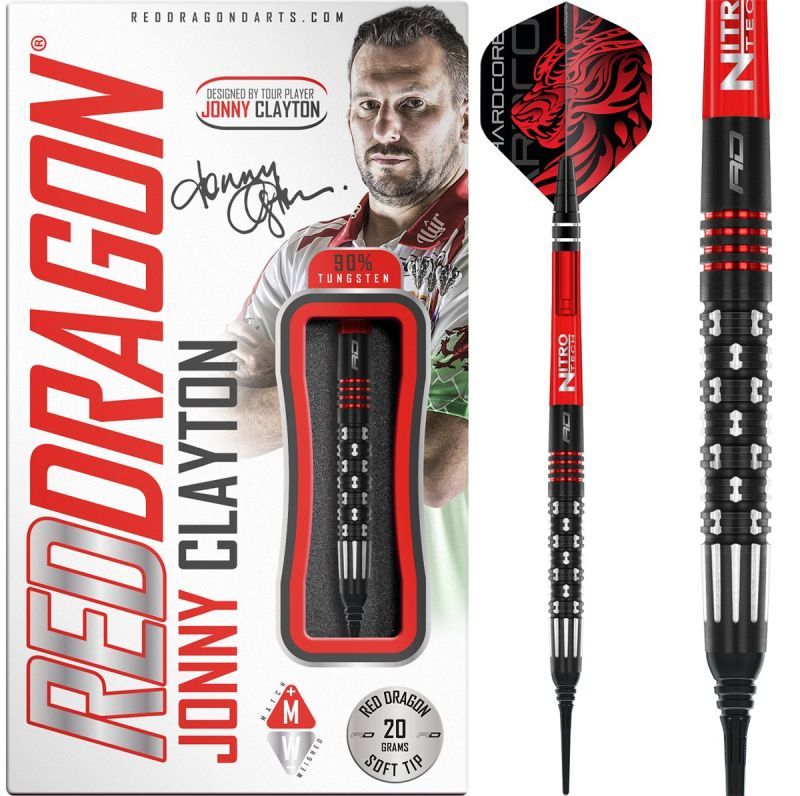 Reddragon Jonny Clayton Premier League SE 90% Tungsten Softdarts 20 Gramm Softdarts