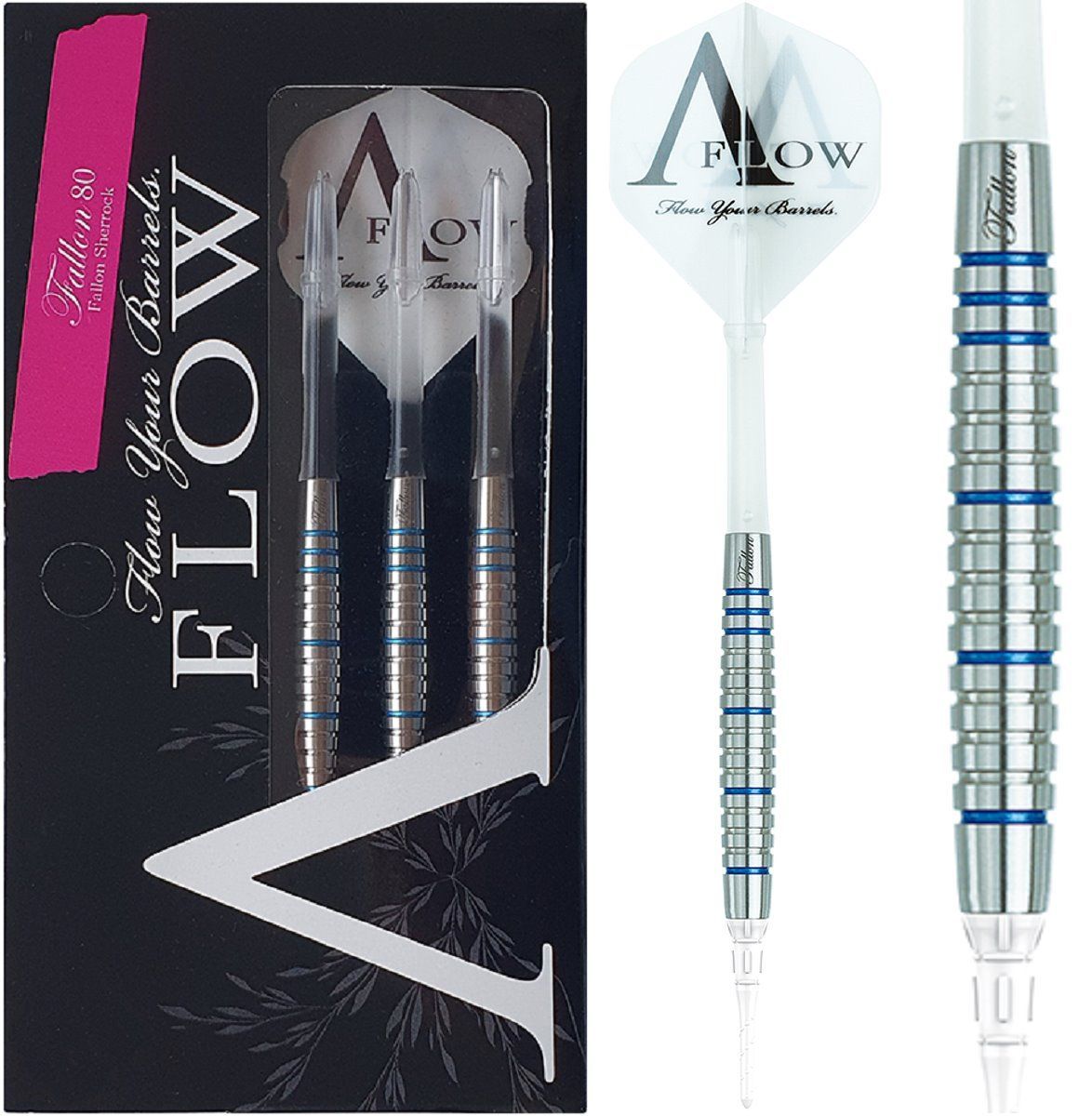 Dynasty A-Flow Sherrock Fallon 80% Pink Label Softdarts 18 g Softdarts
