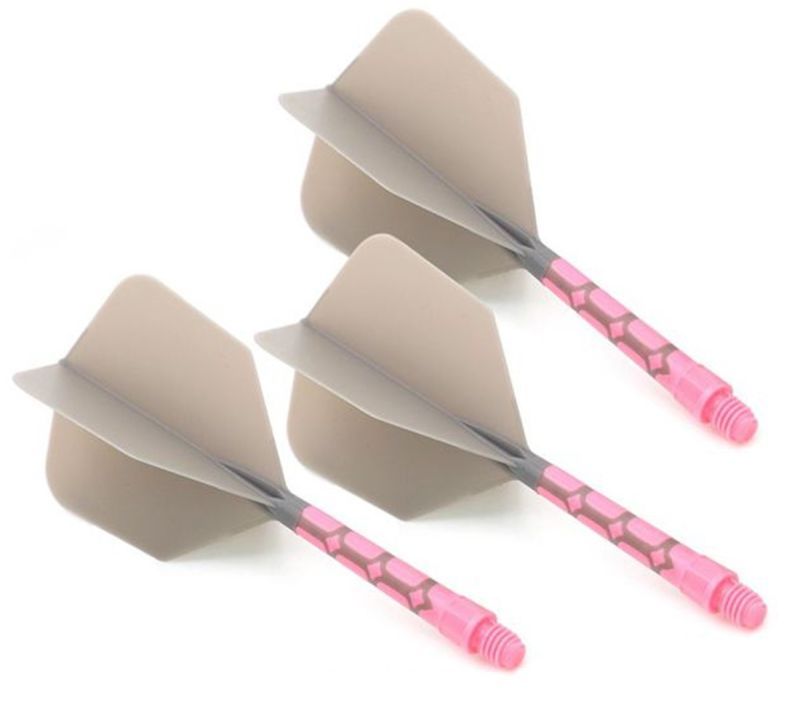 Cuesoul aletta per freccette/Asta ROST T19 Aletta Grigio Big Wing Flights