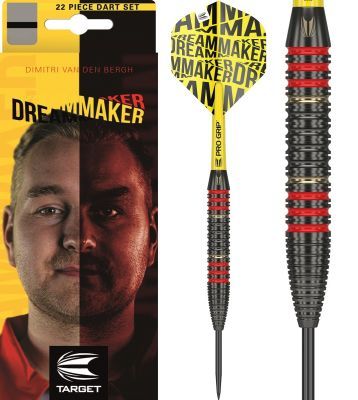 Target Dimitri Van den Bergh Steeldarts Brass 22 Gram Steeldarts
