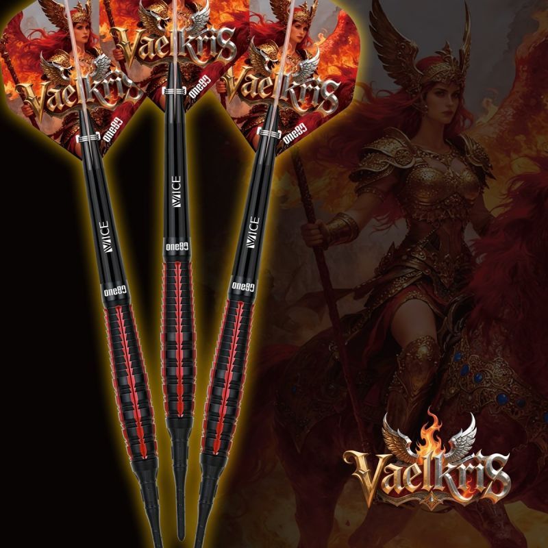 ONE80 Vaelkris V05 90% Softdarts 18/20 Gramm Softdarts