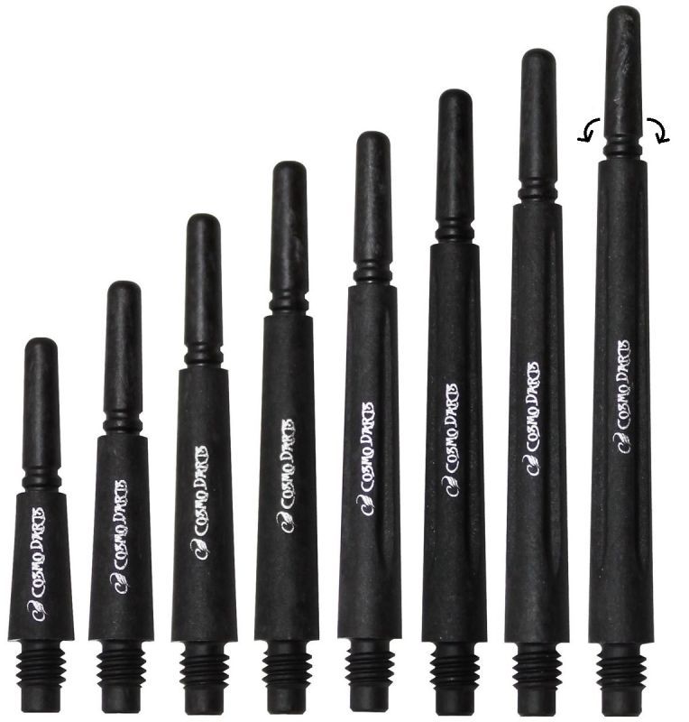 Cosmo Darts Fit Shaft Carbon Spinning Schwarz Shafts