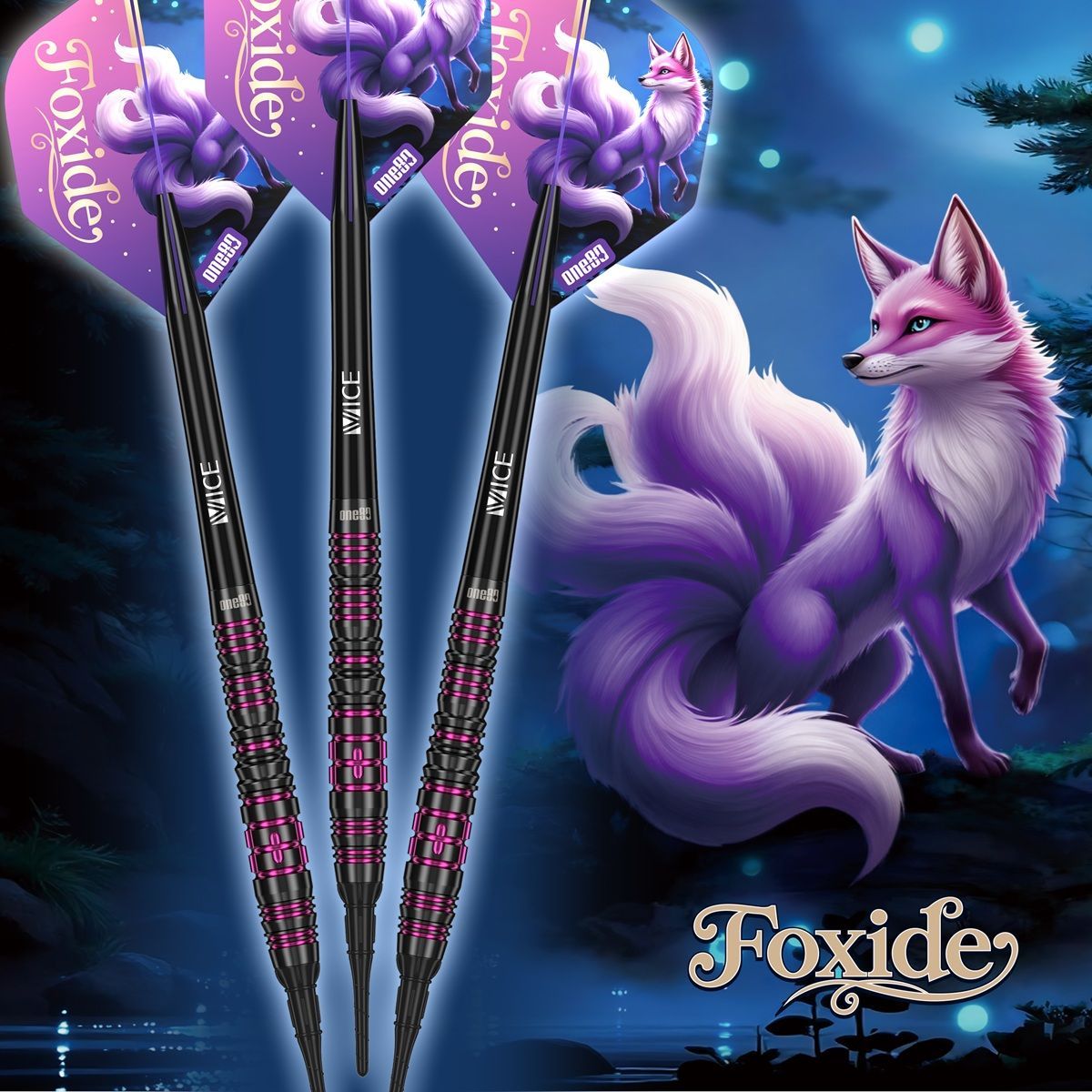 ONE80 Foxide F4 90% Softdarts 18/20 Gramm Softdarts