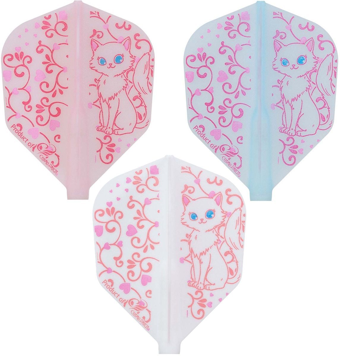 Cosmo Darts Fit Flights Mickey Wu Shape Flights