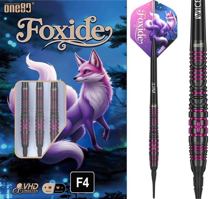 ONE80 Foxide F4 90% Softdarts 18/20 Gramm Softdarts