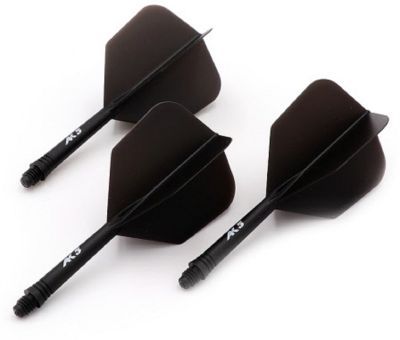 Cuesoul Dart Flight/Shaft AK5 Black Big Wing Flights