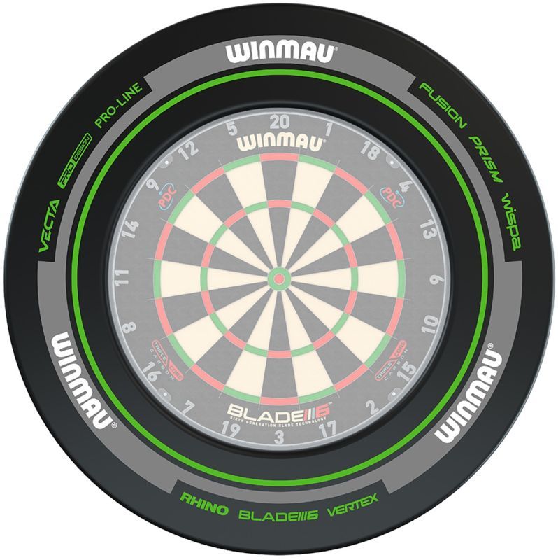 Winmau Advance Black/Green Catchring Dart Surround Auffangring