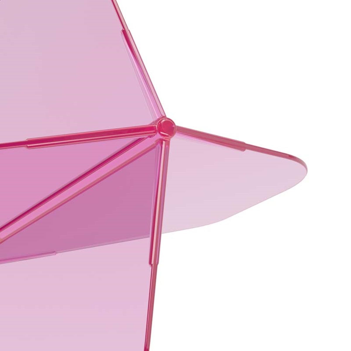 Cuesoul Dart Flight/Shaft ROST 77 Transparent Pink Big Standard Flights