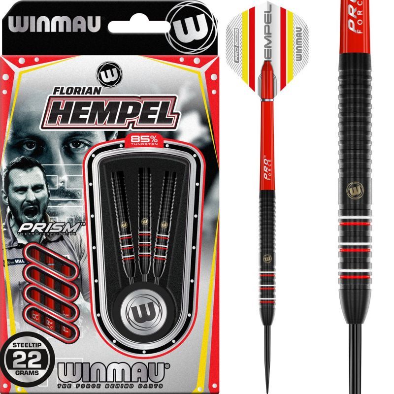 Winmau Florian Hempel 85% Steeldart 22/24 Gram Steeldarts