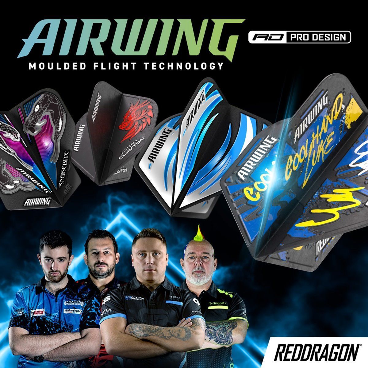 Reddragon Airwing Jonny Clayton Dart Flights Standard Flights