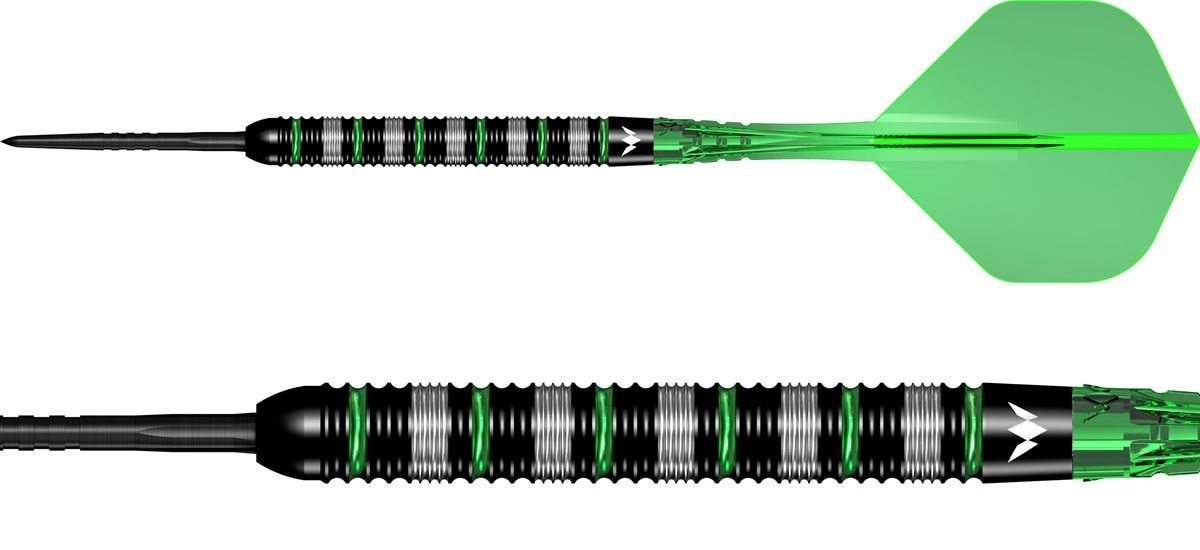 Mission Moldavite Black & Green 95% Steeldarts 23 Gram Steeldarts