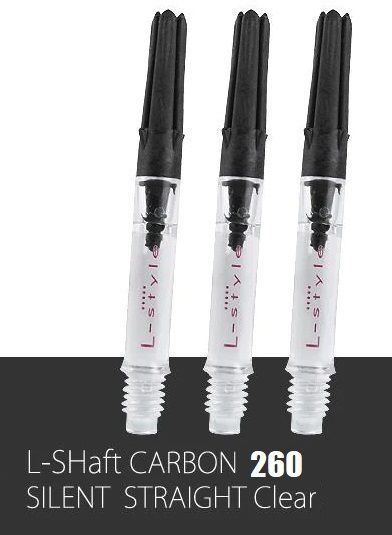 L-Style L-Shaft Carbon Silent Transparent – Spinning Carbon Dart Shafts Shafts