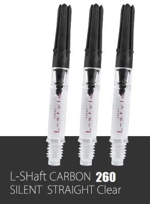 L-Style L-Shaft Carbon Silent Transparent – Spinning Carbon Dart Shafts Shafts
