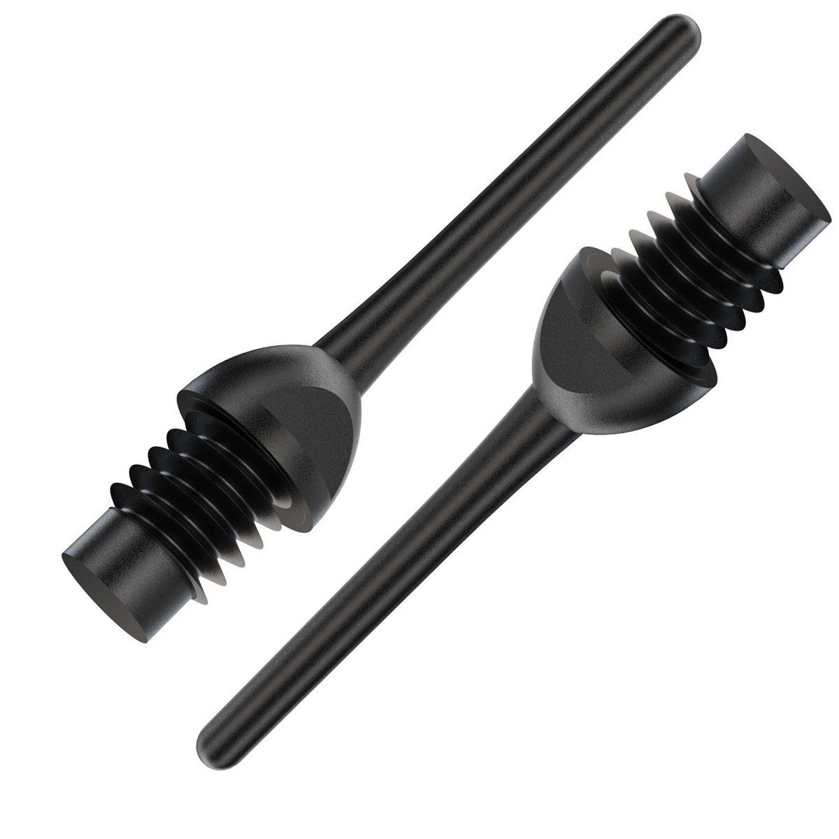 Pointes Soft Dart BULL'S Super Key Noires 8 mm 1/4 BSF Soft Dart Spitzen