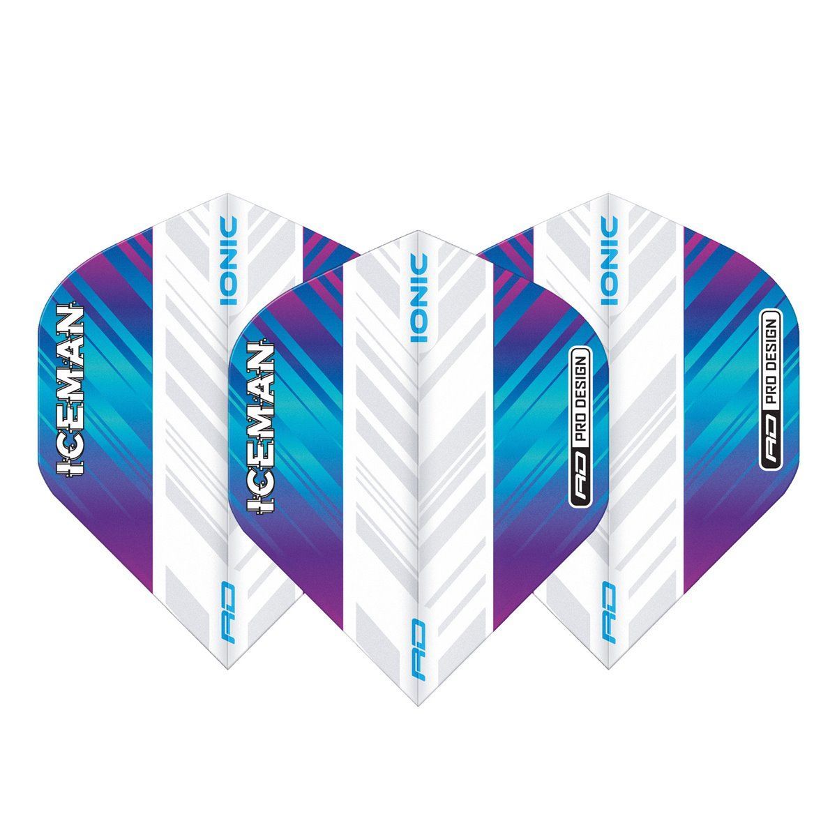 Reddragon Dartflight Gerwyn Price Ionic Rainbow/White Standard Flights