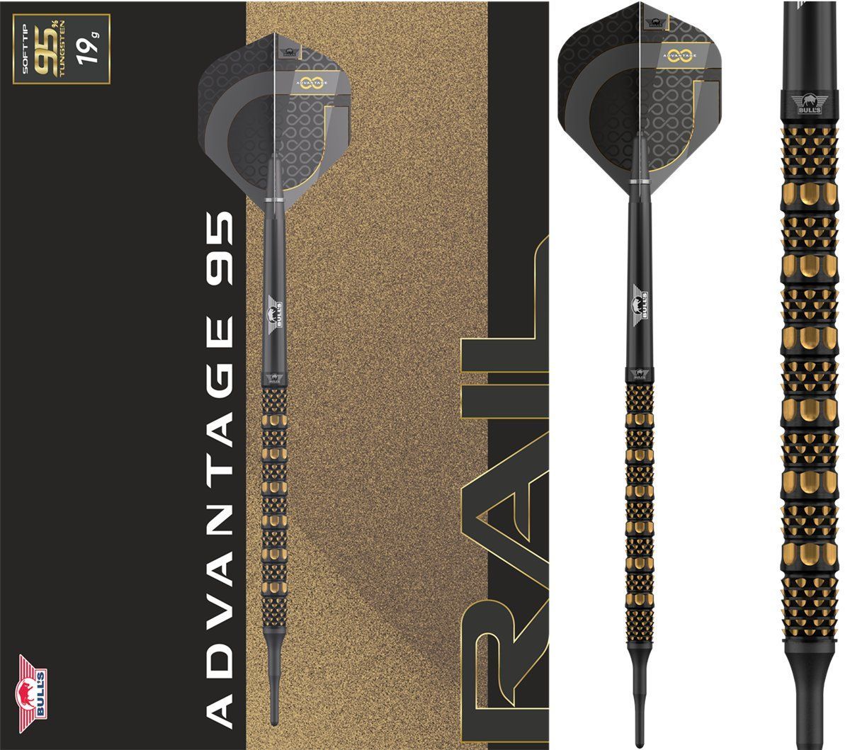 Bull´s Advantage Rail 95% Softdarts 19 Gramm Softdarts