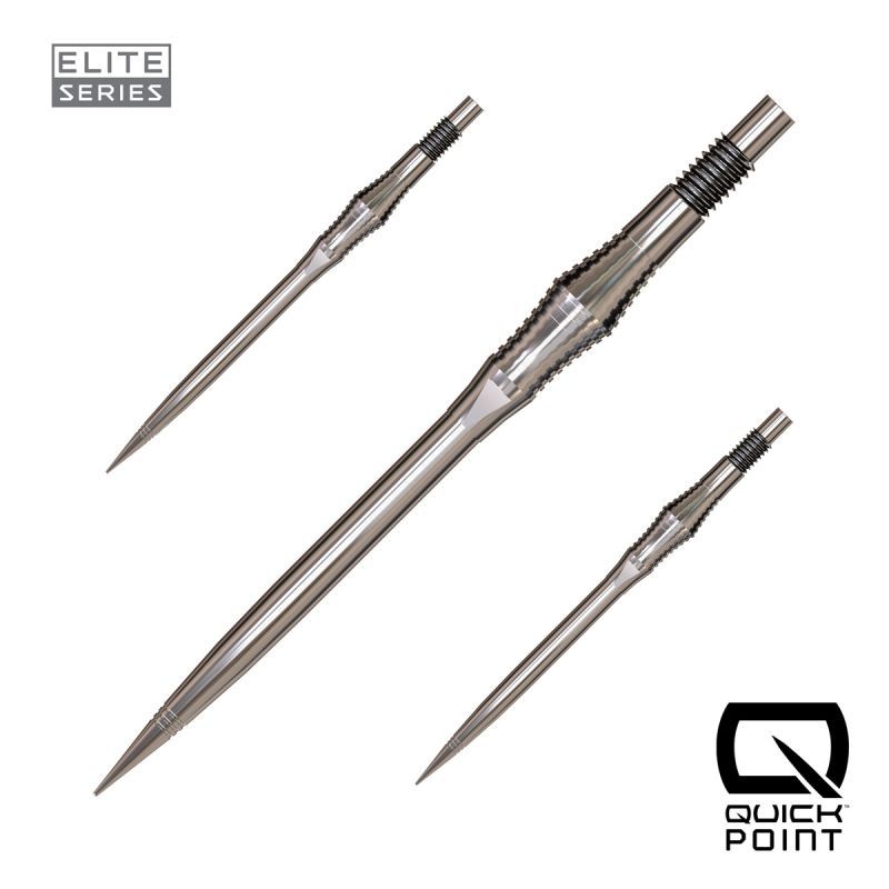 Harrows Quick Points Spire 30/35/40 mm Silver/Black/Gold Wechselspitzen