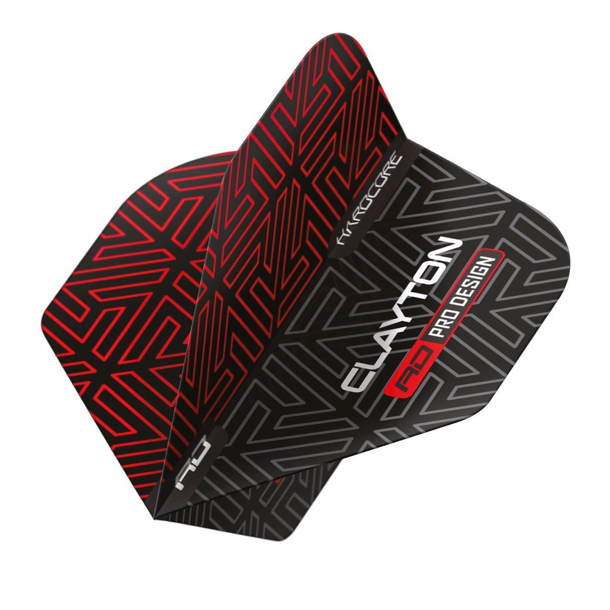 Reddragon Jonny Clayton Hardcore Premium Red/Black Standard Flights
