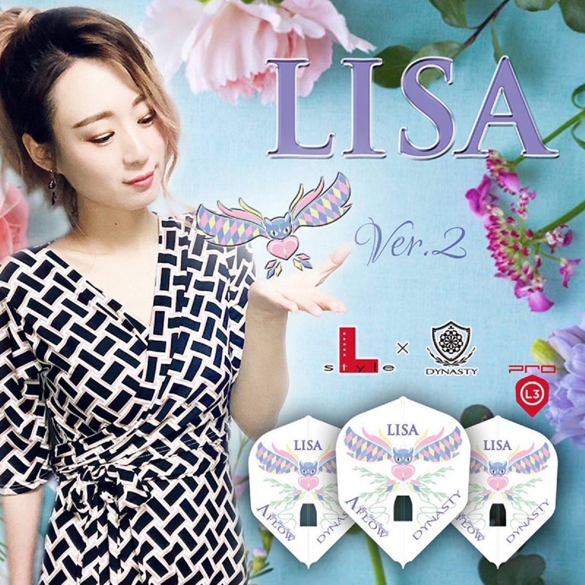L-Style Signature Flights Pro DYNASTY L-Flight PRO LISA V2 Eule Shape L3 Flights