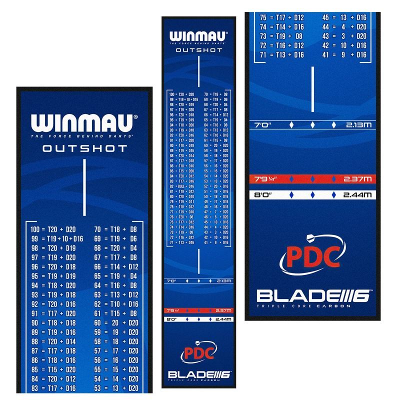 Winmau Dartmatte Teppich Outshot Dart Schutzmatte