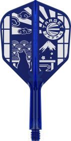 Target Japan Limited Blue K-Flex Shaft/Flight System Shape No6 Shafts