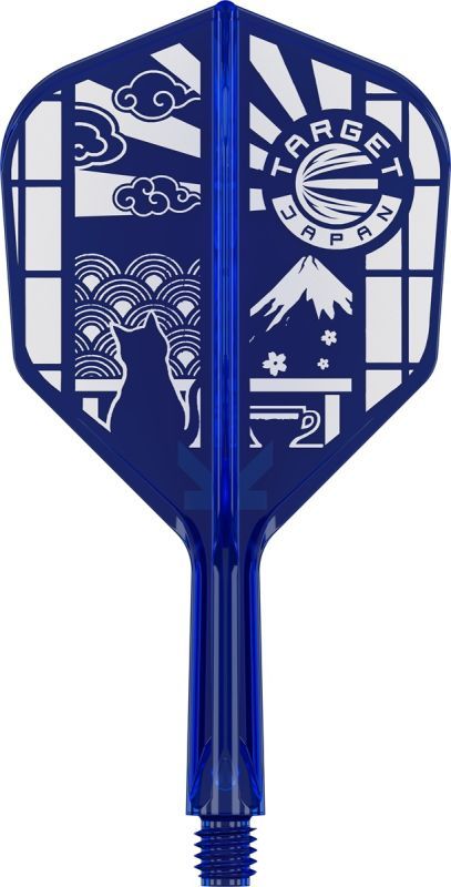Target Japan Limited Blue K-Flex Shaft/Flight System Shape No6 Shafts
