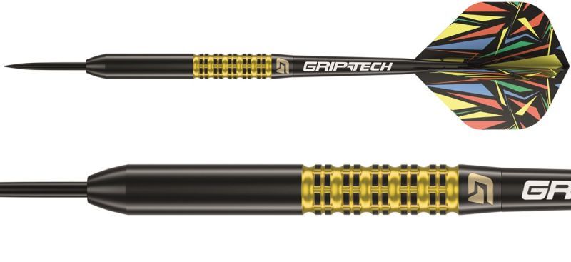 GOAT Athlete Yellow Brass Steeldarts 12 Gram Steeldarts