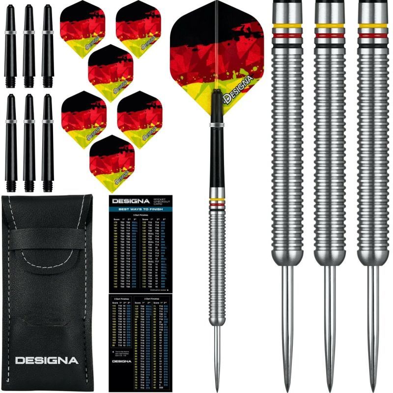 Designa Patriot-X Germany Steeldarts 90% 22/24 Gramm Steeldarts