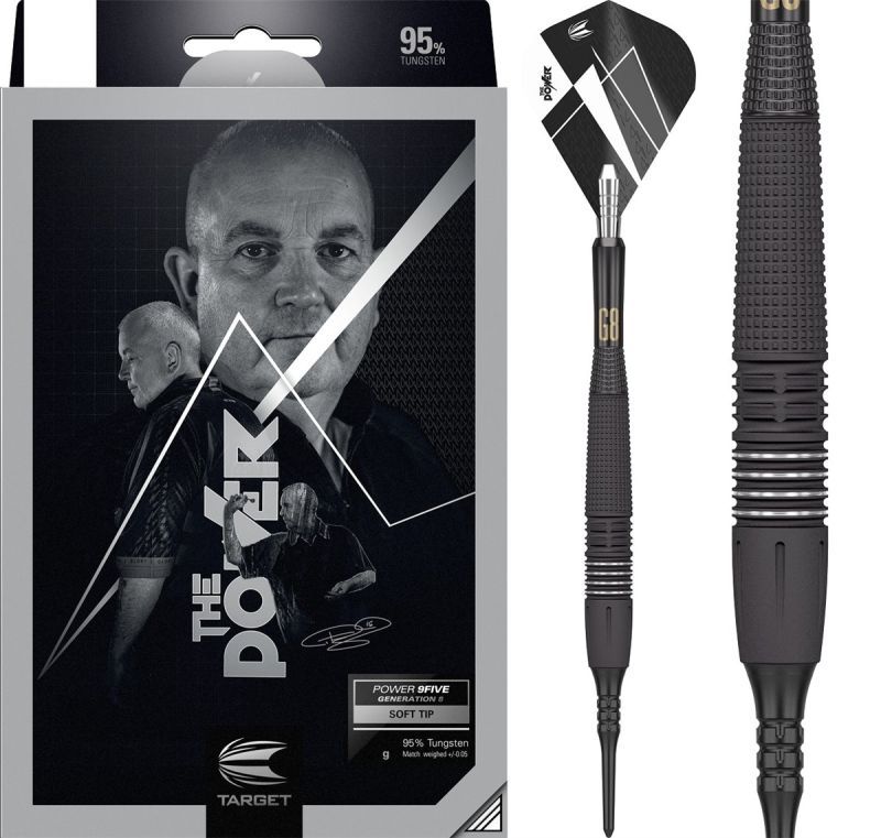 Target Phil "the Power" Taylor 9FIVE G8 2021 Softdarts 18/20 Gramm Softdarts