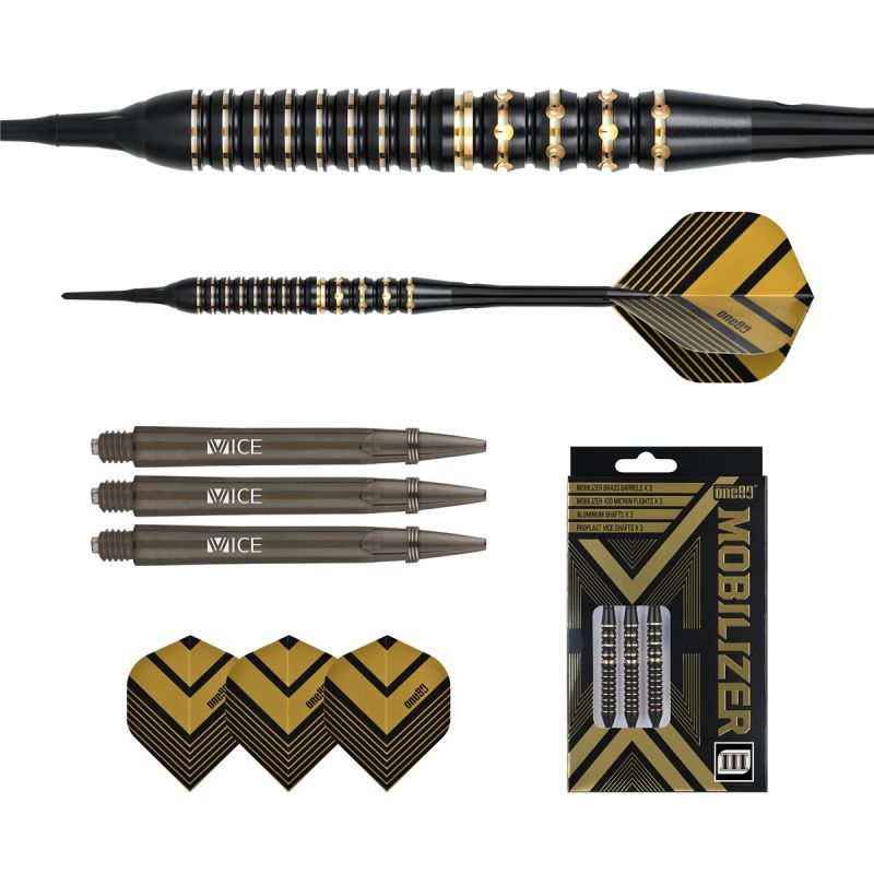 One80 Mobilizer Brass 03 Softdarts 18 Gramm Softdarts