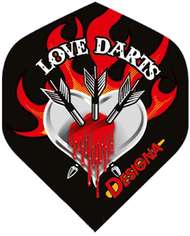 Designa DSX Collection Love Darts Dart Flights Flights