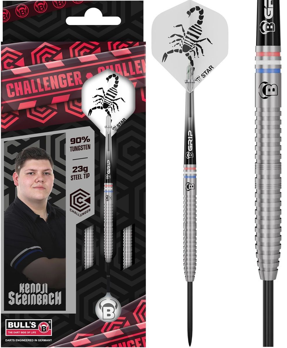 Bull´s Challenger Kendji Steinbach 90% Steeldarts 23 Gramm Steeldarts