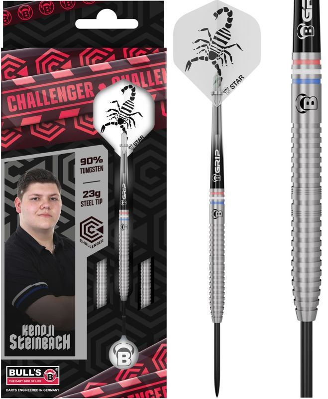 Bull´s Challenger Kendji Steinbach 90% Steeldarts 23 Gramm Steeldarts