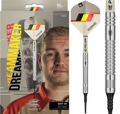 Target Dimitri Van den Bergh G2 90% Softdarts 19/21 Gram Softdarts